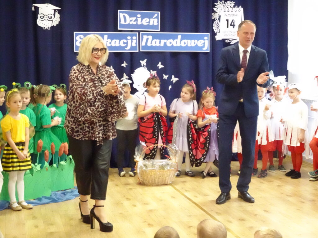 Pan burmistrz i pani przewodnicząca rady Miejskiej w Sławnie. 